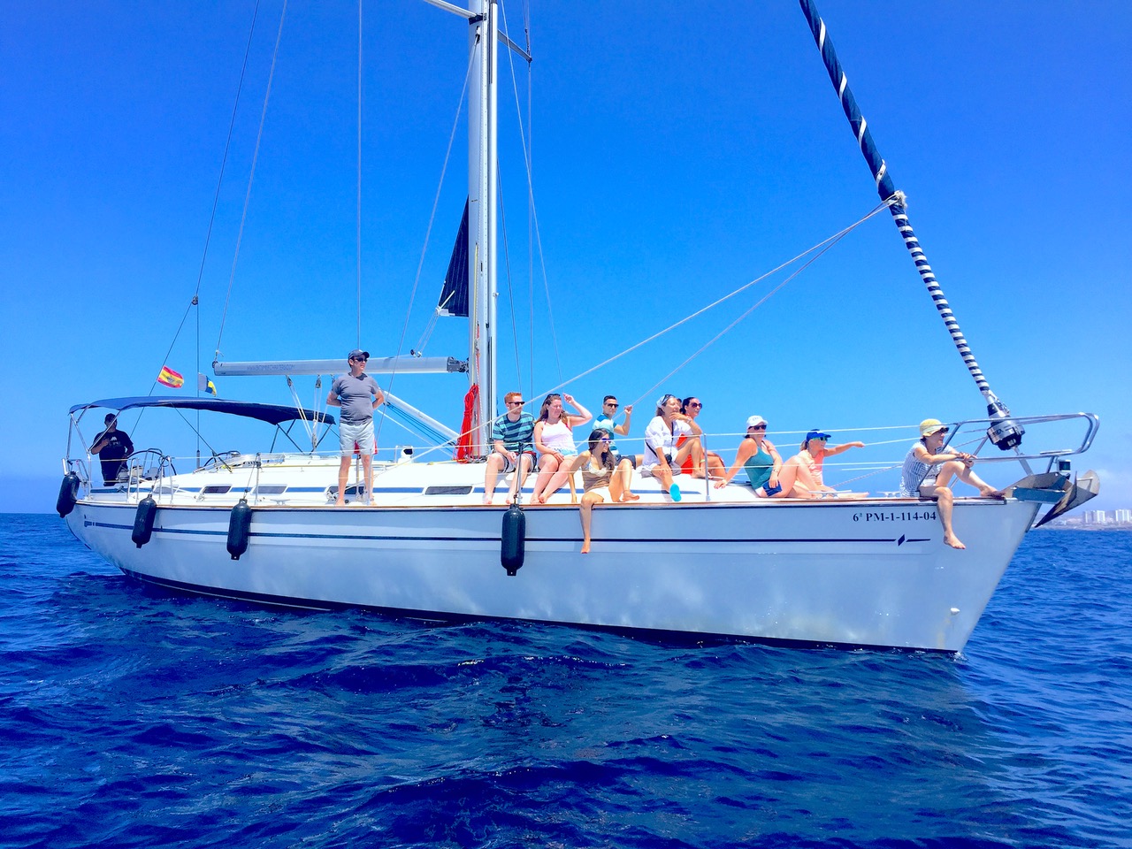 Excursión en barco en el sur de Tenerife