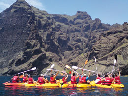 Kayak en Los Gigantes