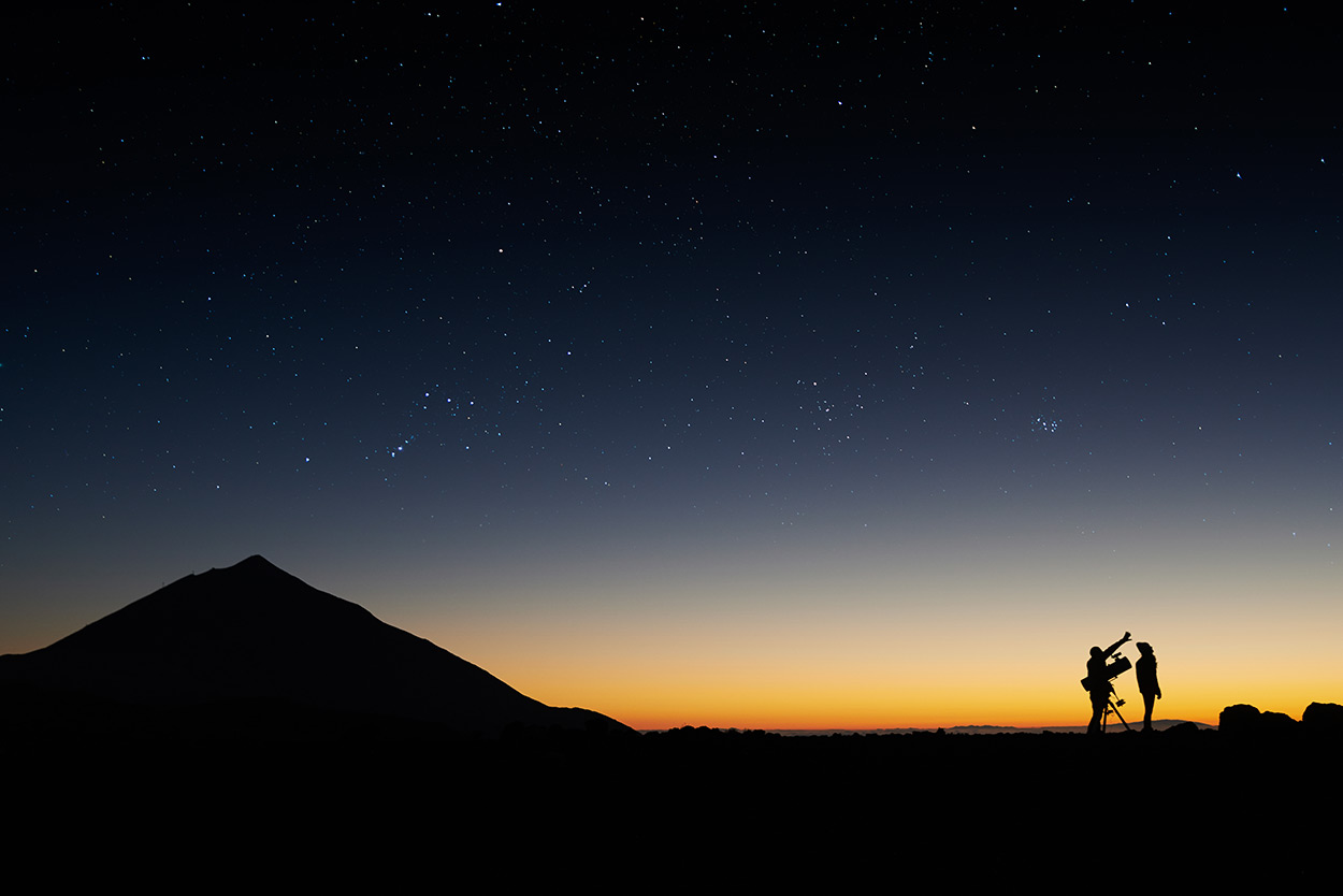 Observación astronómica en el Teide VIP